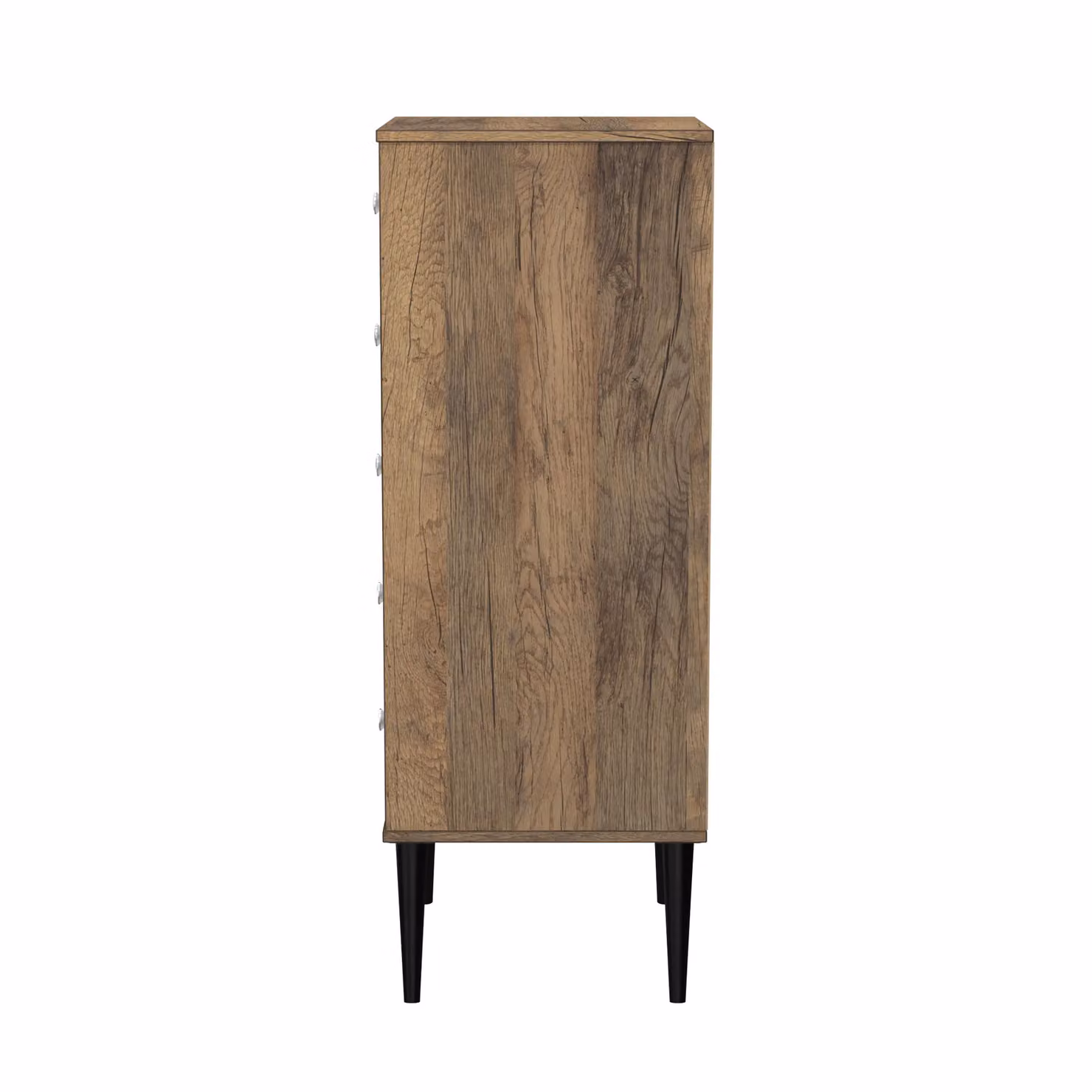 2 U Toledo 5 Drawer Tall Bedside Chest in Dark Brown – 2