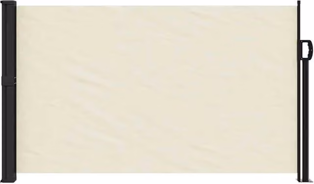 Berkfield Home Retractable Side Awning in Beige, W/H: 120 x 600 cm – 1