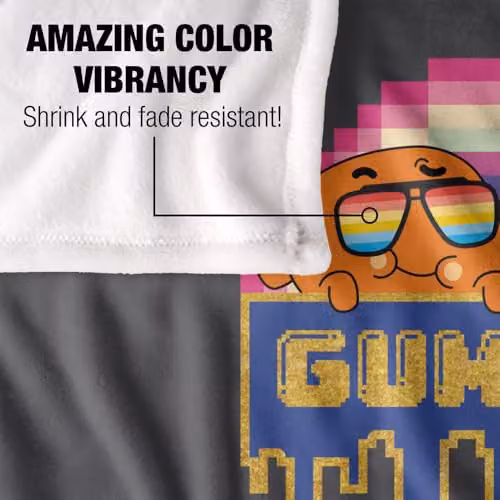 Cartoon Network Amazing World Of Gumball Sunshine Silky Touch Super Soft Fleece Throw Blanket, Multicolour, W: 91 cm, D: 147 cm – 3