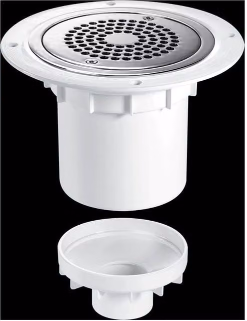 McAlpine TSG2-ANTI/LIG 75mm Water Seal Trapped Gully 110mm or 2 inch Vertical So in White