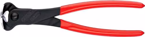 Knipex End Cutting Pliers in Red and Black, 200 mm