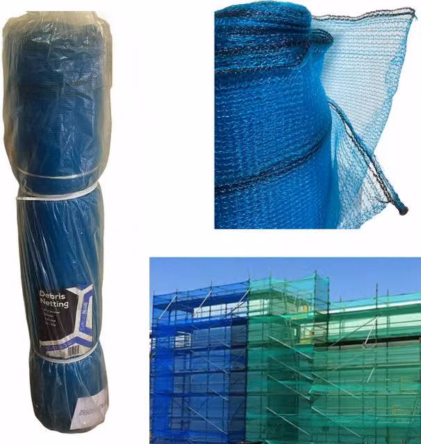 HYGRAD Green Plastic Construction Debris Safety Netting W/D/H: 200 x 200 x 200 cm