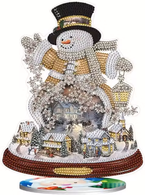 Syntego Snowman Christmas Diamond Painting Kit in Multicolour