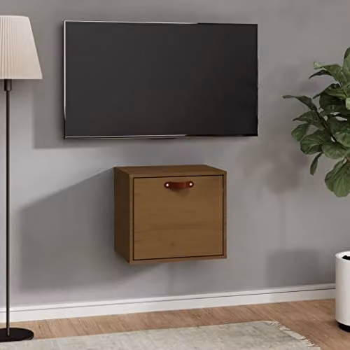 vidaXL Wall Cabinet in Honey Brown Solid Pine W/D/H: 40 x 30 x 35 cm – 2