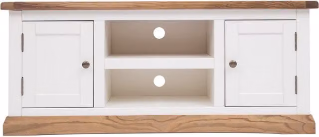 Cabinet Bits Tropea White 2 Door TV Stand