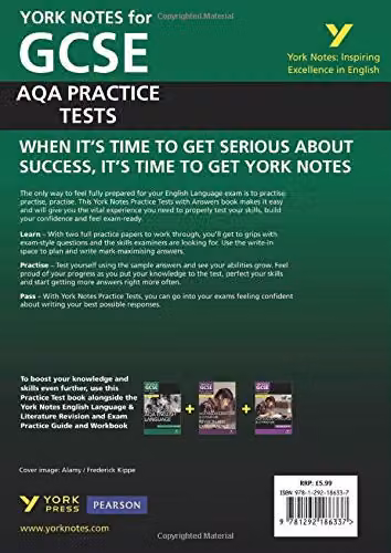 York Notes for GCSE AQA English Language Practice Tests with Answers by Susannah White, Pearson Education – 2