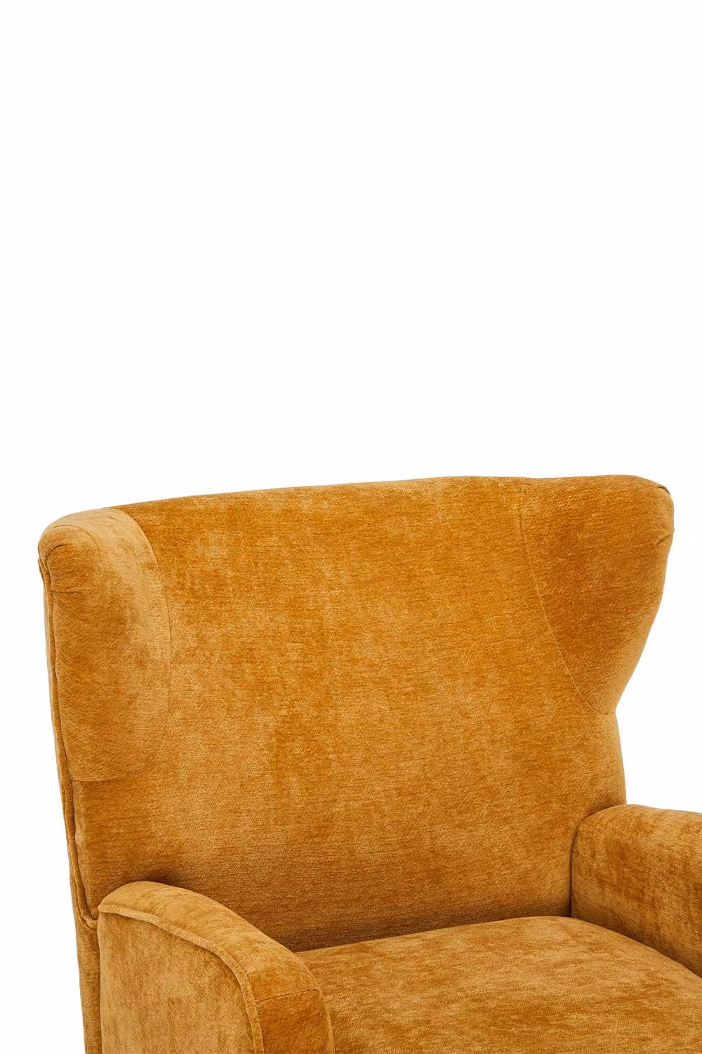 Garden Sanctuary Yellow Chenille Leisure Chair with Footstool – 3
