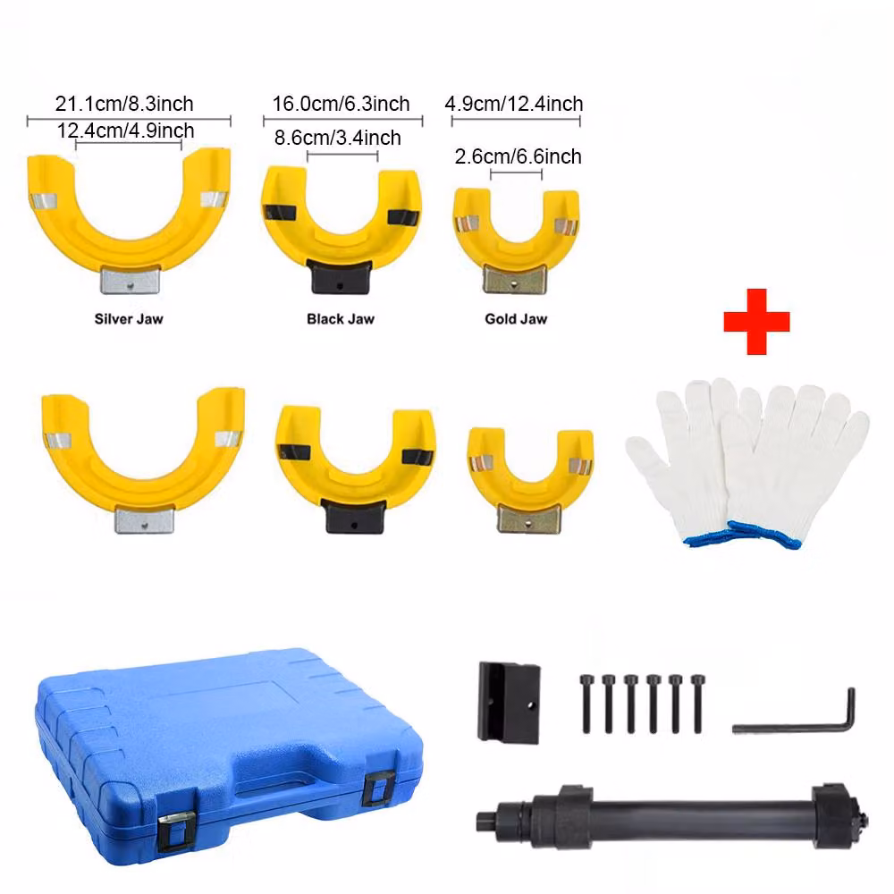 EONLION 3-Piece 4500kg Coil Spring Compressor Clamp Set in Blue – 2
