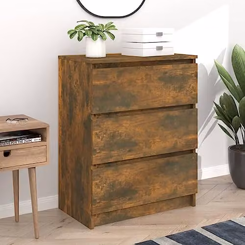 vidaXL Sideboard in Smoked Oak, W/D/H: 60 x 35 x 76 cm – 2