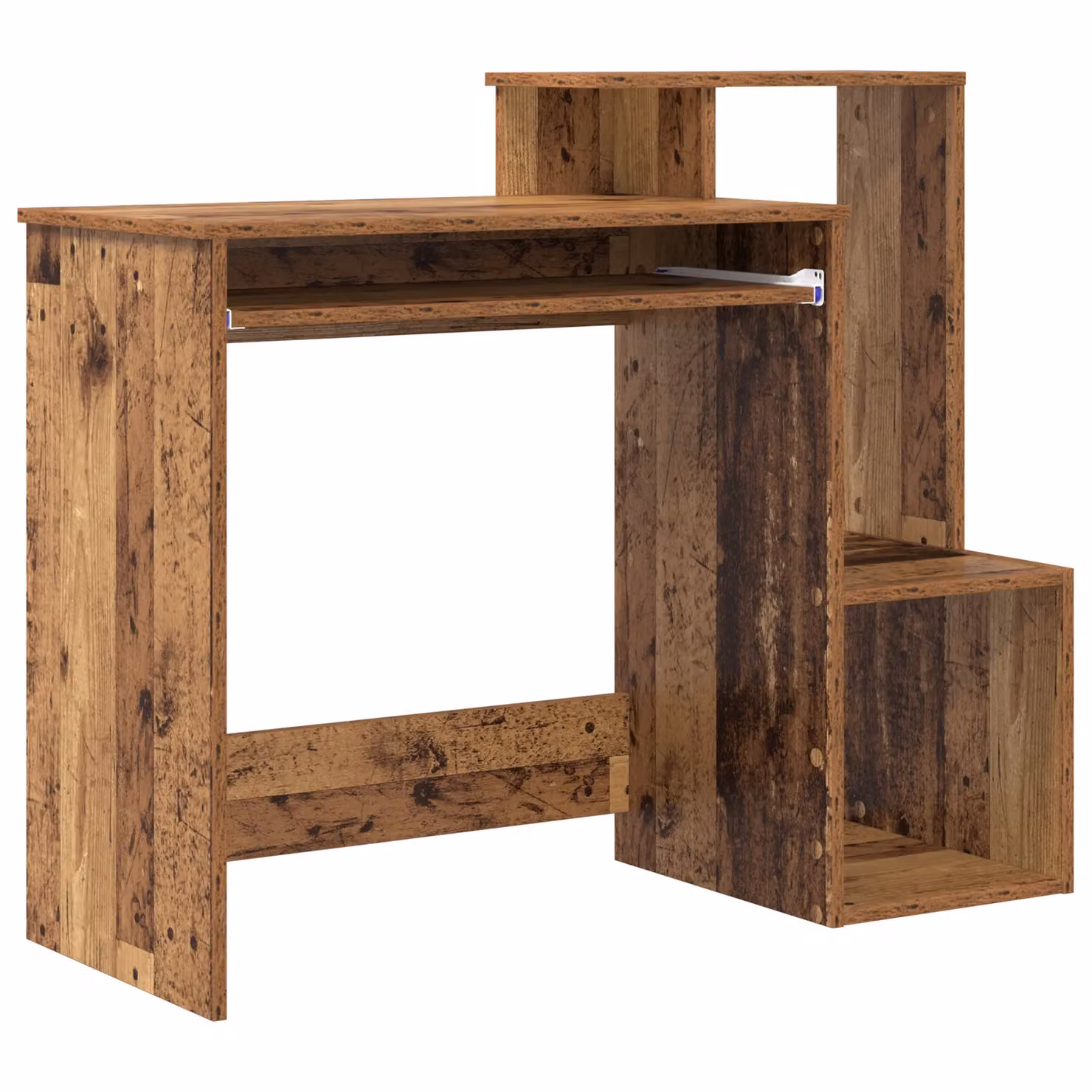 Berkfield Home Brown Rustic Computer Desk in Engineered Wood – 2