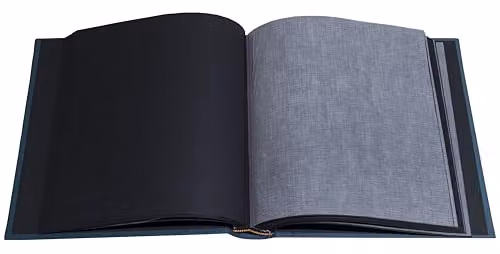 Exacompta 1 Office by Me Photo Album, Duck Egg Blue Textile Effect Paper, Capacity 300 Photos, W: 29 cm, H: 32 cm – 2