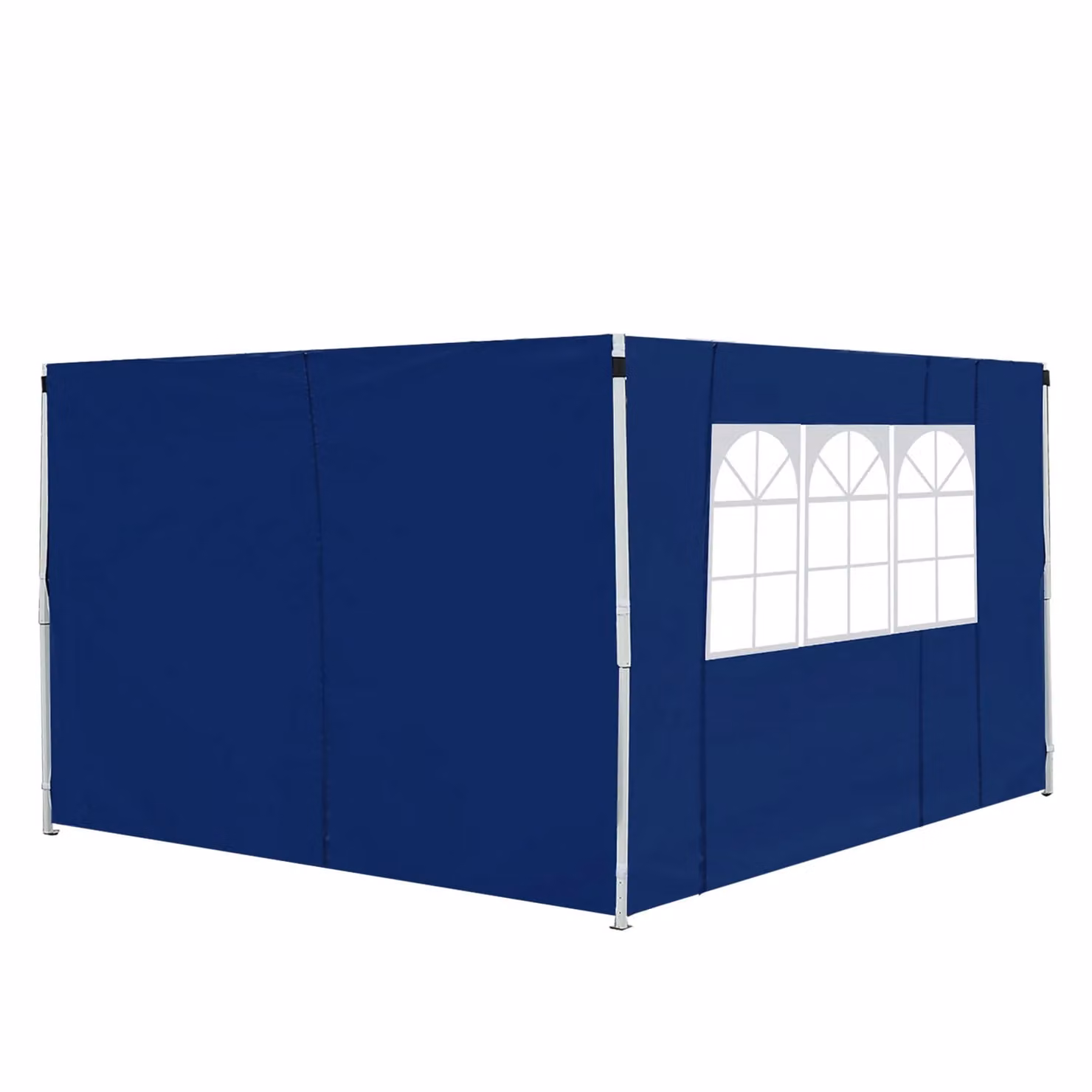 Outsunny 3m Gazebo with Exchangeable Side Panels and Window in Blue – 2