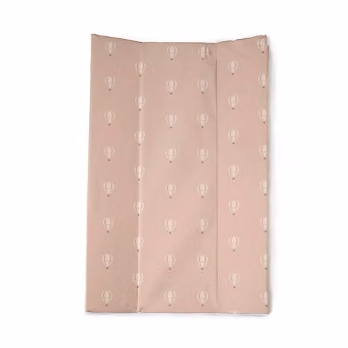 Clair de Lune Hot Air Balloon Anti-Roll Wedge Baby Changing Mat, Pink and Brown, W: 69 cm, D: 44 cm