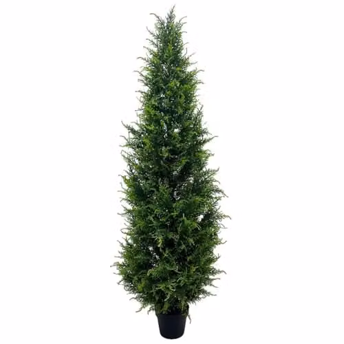 Artificial Cedar Cypress Conifer Trees in Green, Height: 150 cm – 1
