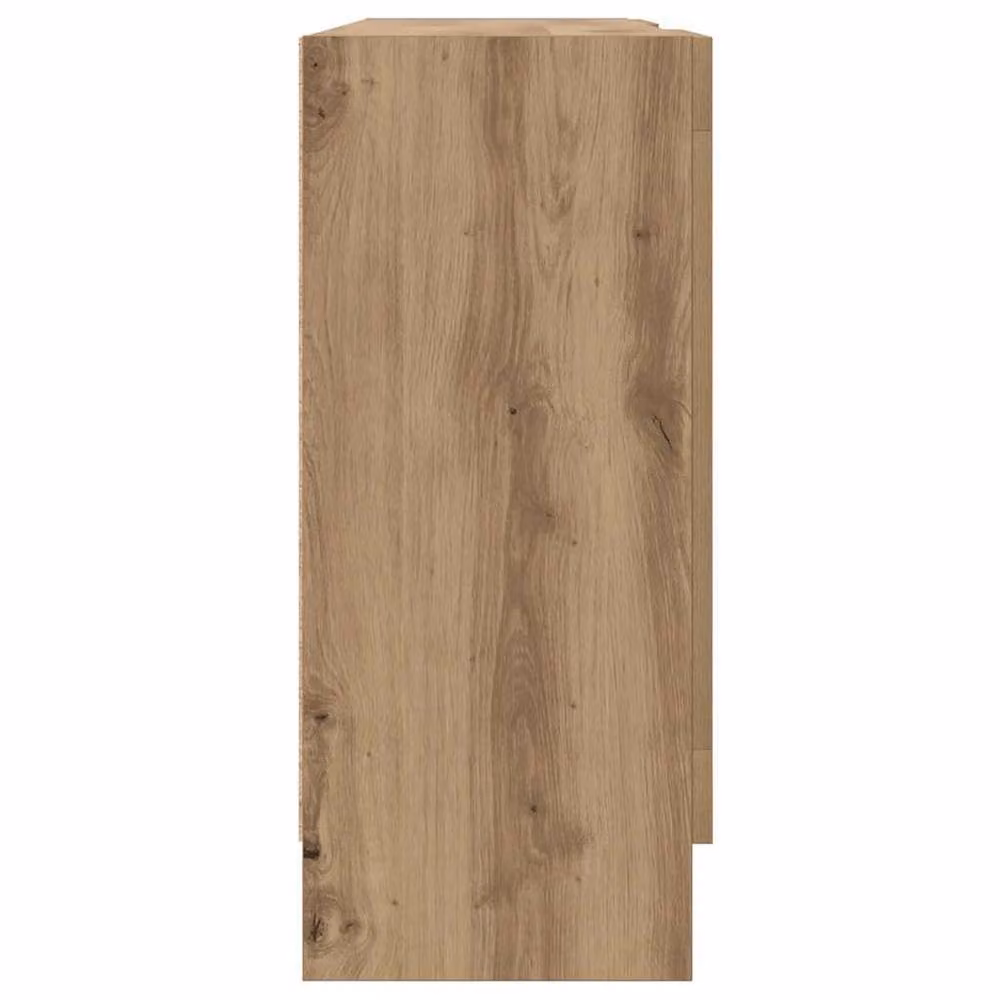 Berkfield Home Artisan Oak Sideboard in Brown, W/D/H: 120 x 30.5 x 70 cm – 4