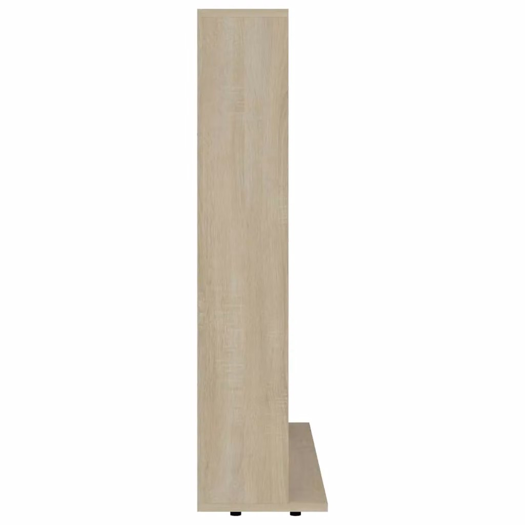 Berkfield Home CD Cabinet in Sonoma Oak Brown, W/D/H: 102 x 23 x 89.5 cm – 3