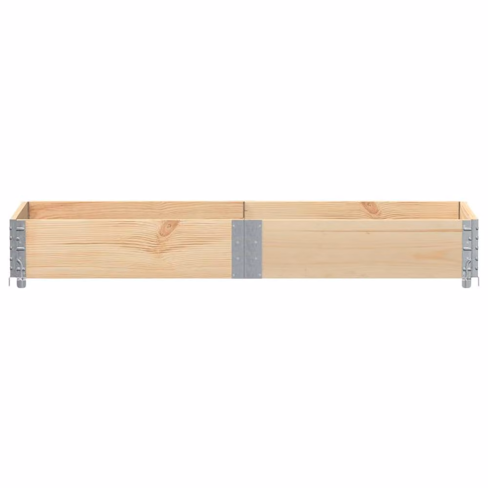 Berkfield Wooden Raised Bed Planter in Brown, W: 150 cm, D: 50 cm, H: 50 cm – 2