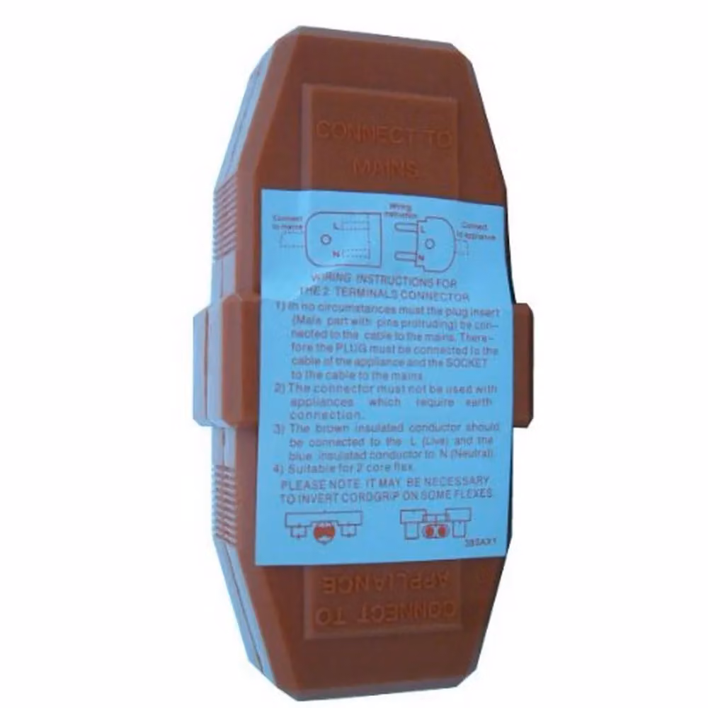 Dencon 10A 2 Pin Orange Nylon Connector – 4