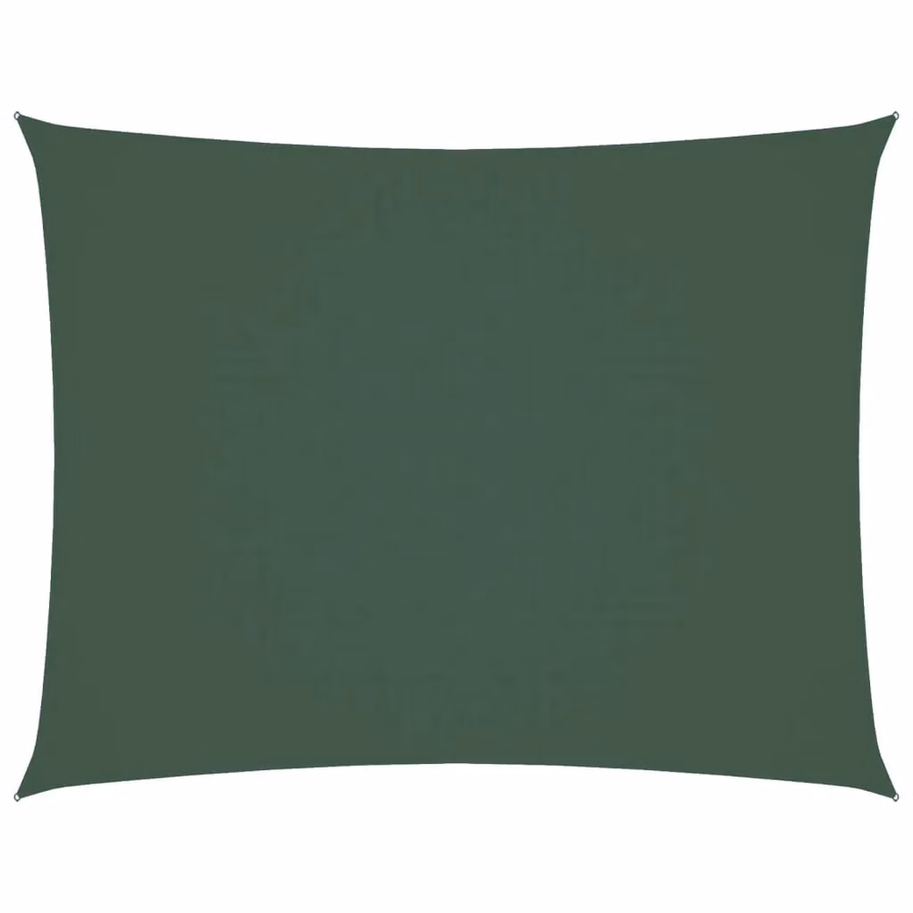 Berkfield Home Rectangular Oxford Fabric Sunshade Sail in Dark Green, 4 x 6 m – 2