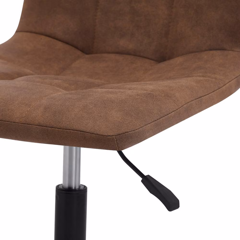 Nordlys Adjustable Ergonomic Office Chair in Brown Synthetic Leather – 3