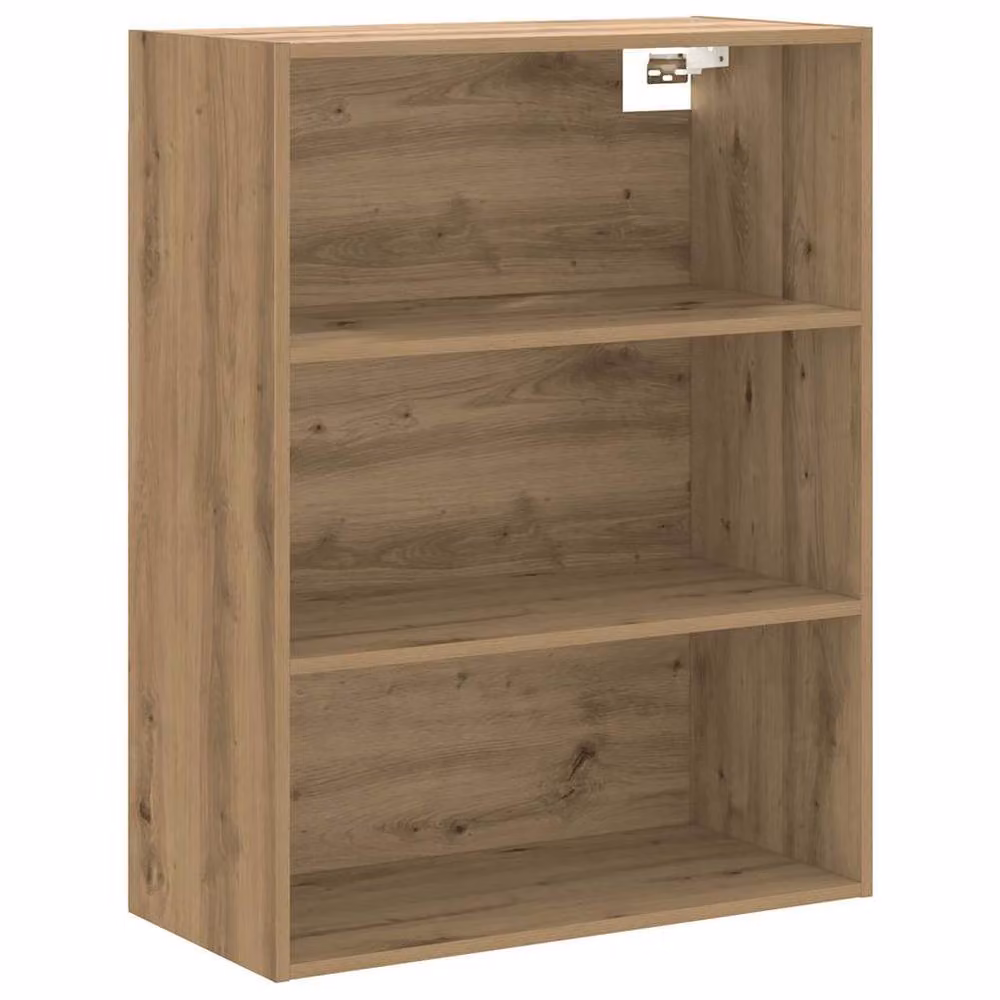 Berkfield Home Artisan Oak Hanging Wall Cabinet, Brown, W: 69.5 cm, D: 32.5 cm, H: 90 cm – 2