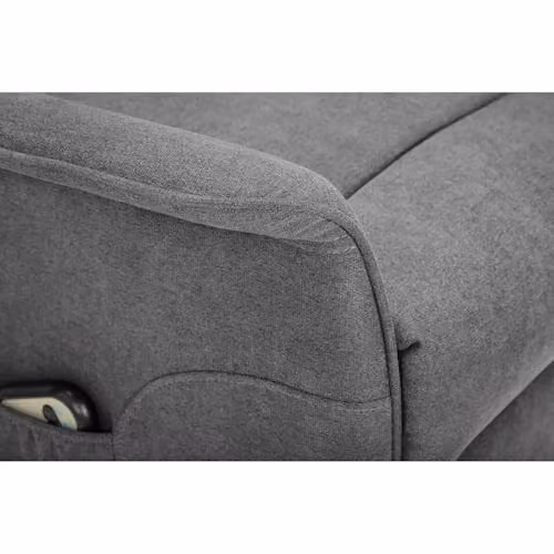 Julian Bowen Helena Powered Rise and Recline Chair in Charcoal Grey Velvet – 3