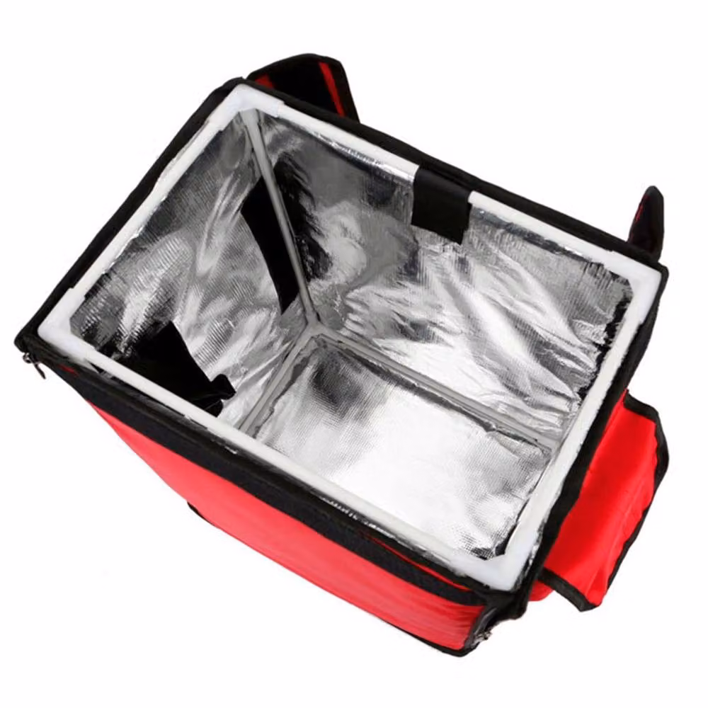 SPETLEK Red Insulated Food Delivery Backpack for Pizza, 42L – 3