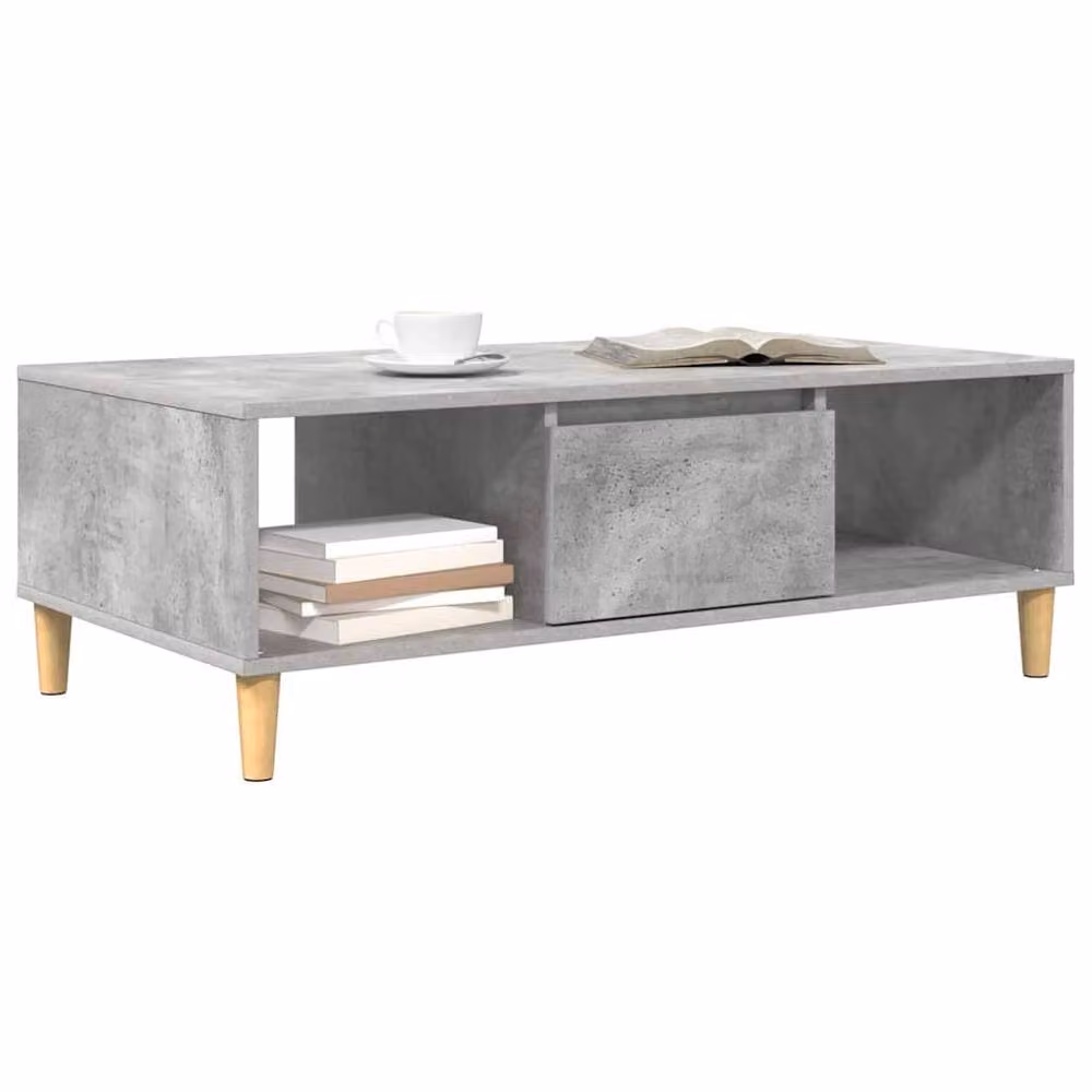 Berkfield Home Storage Unit with Door in Concrete Grey Engineered Wood – 3