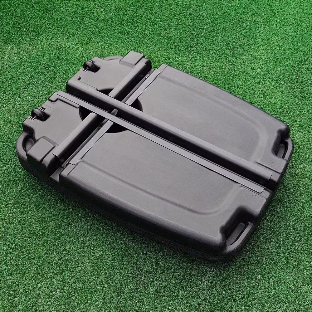 SPETLEK Black Plastic Parasol Base Weights for Banana Cantilever Parasols – 4