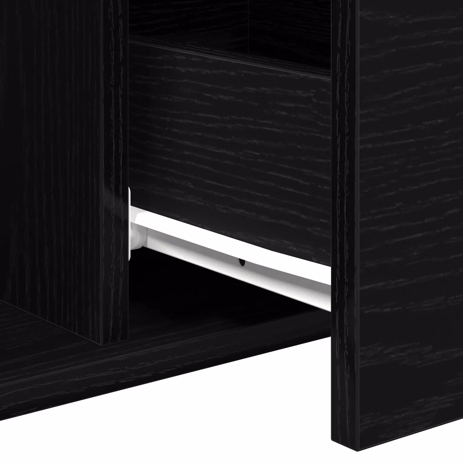 Berkfield Home Black Oak Coffee Table, W: 90 cm, D: 50 cm, H: 36.5 cm – 4