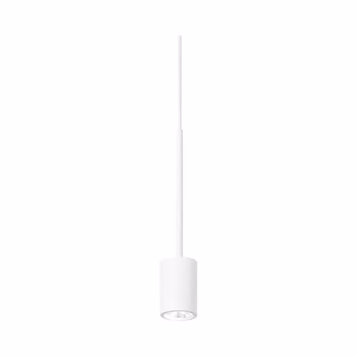 Ideal Lux Archimede Cylinder LED Pendant Ceiling Light, White, 250Lm, 3000K Warm White