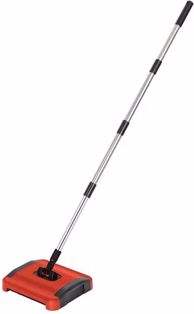 Nordara Lightweight Walk-behind Carpet Sweeper in Red, W: 100 cm, D: 15 cm – 1