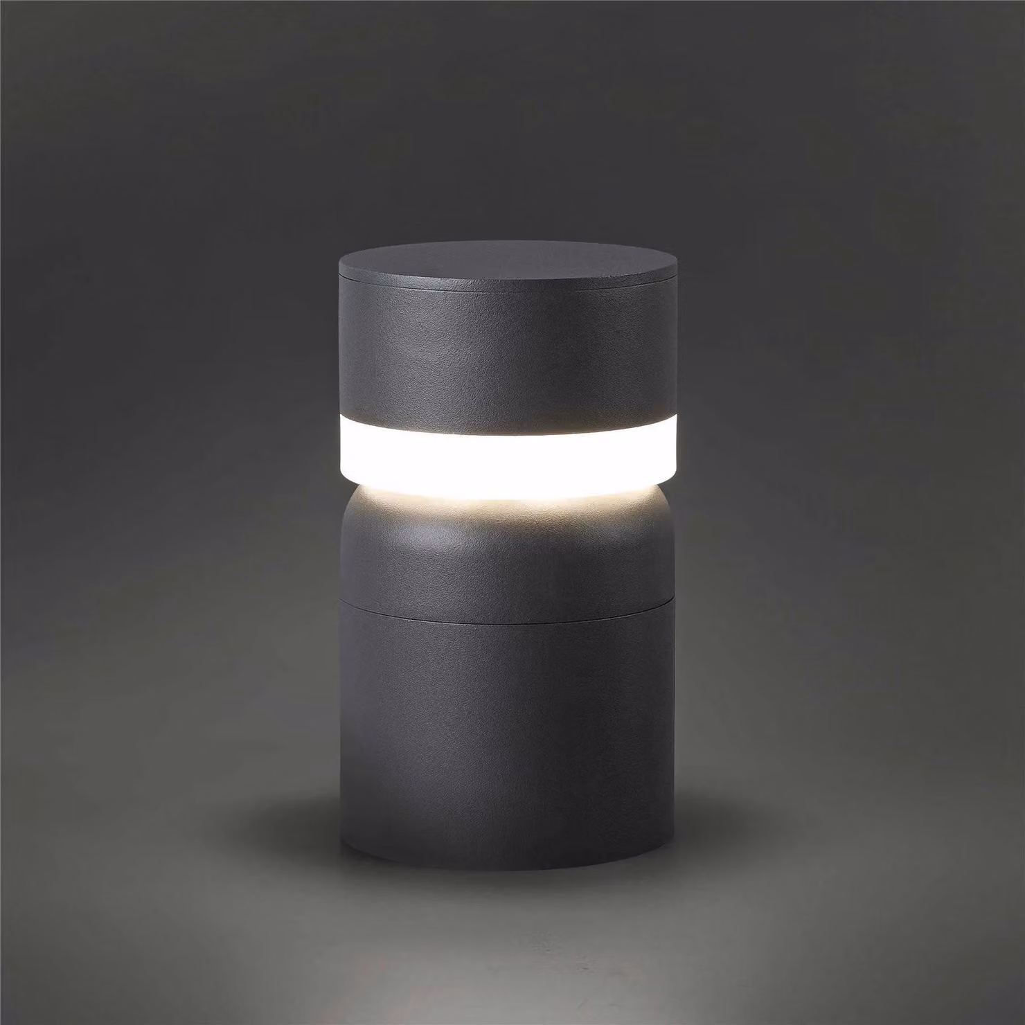 Netlighting Sete LED Outdoor Pedestal Floor Light in White and Dark Grey, IP54 Rated – 2