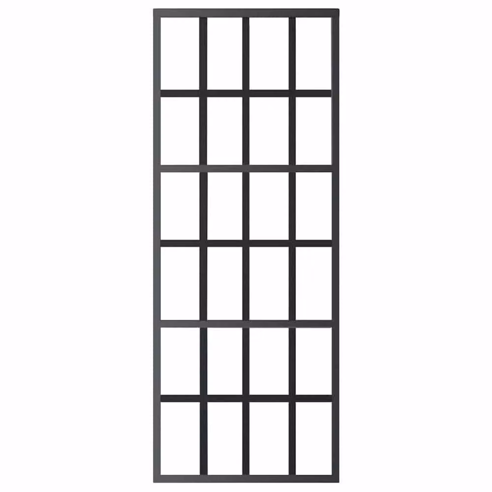 Berkfield Home Sliding ESG Glass and Aluminium Door, Black, W: 76 cm, H: 205 cm – 3