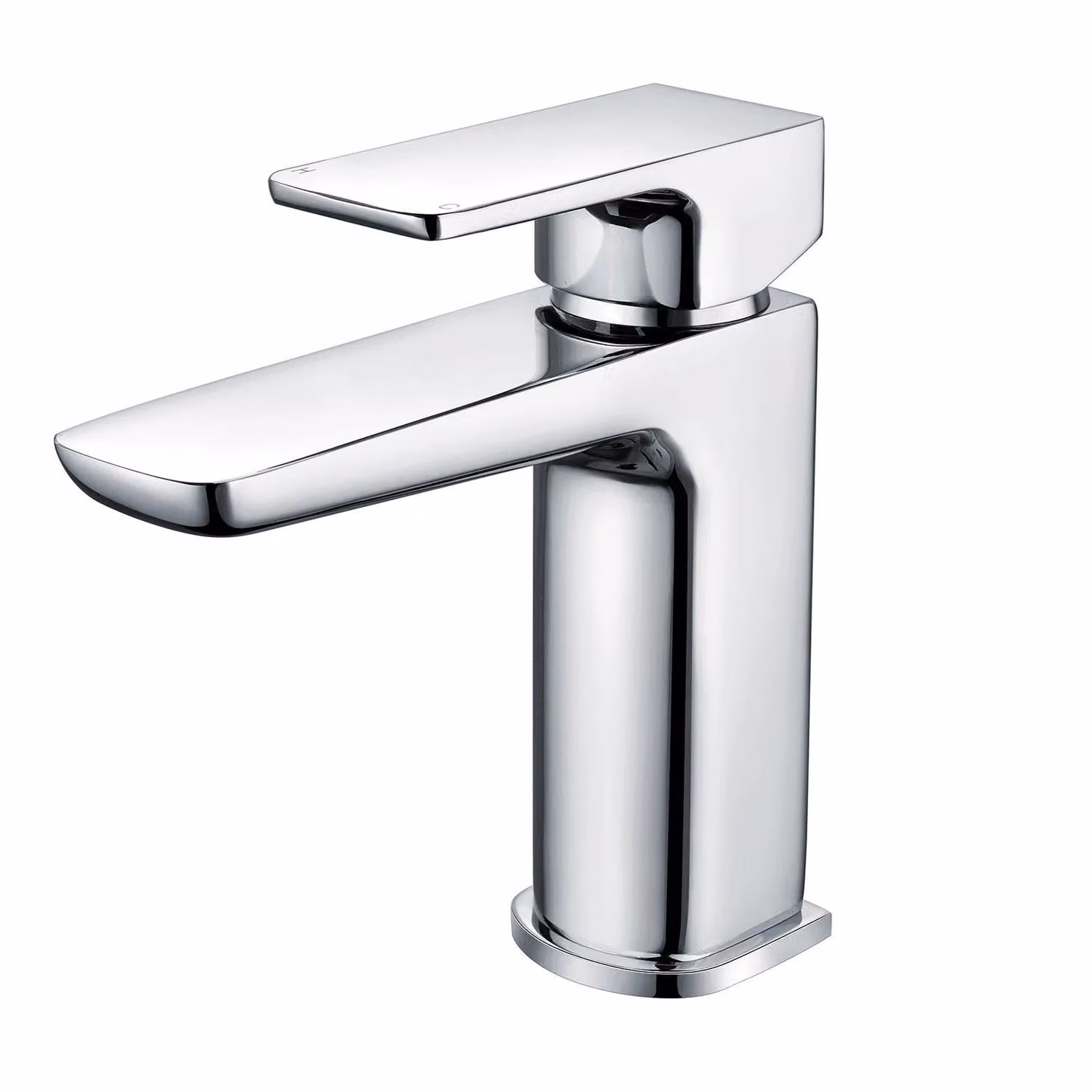 Nes Home Finn Single Lever Basin Mono Mixer Tap with Pop Up Waste in Chrome Silver – 2