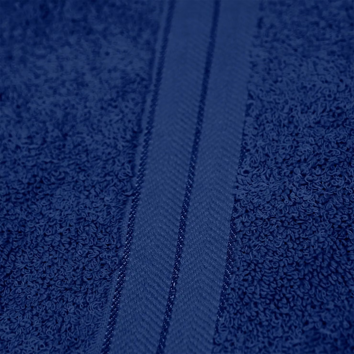 OHS 10 Pack of Fluffy 100% Cotton Terry Bath Towels in Blue – 4