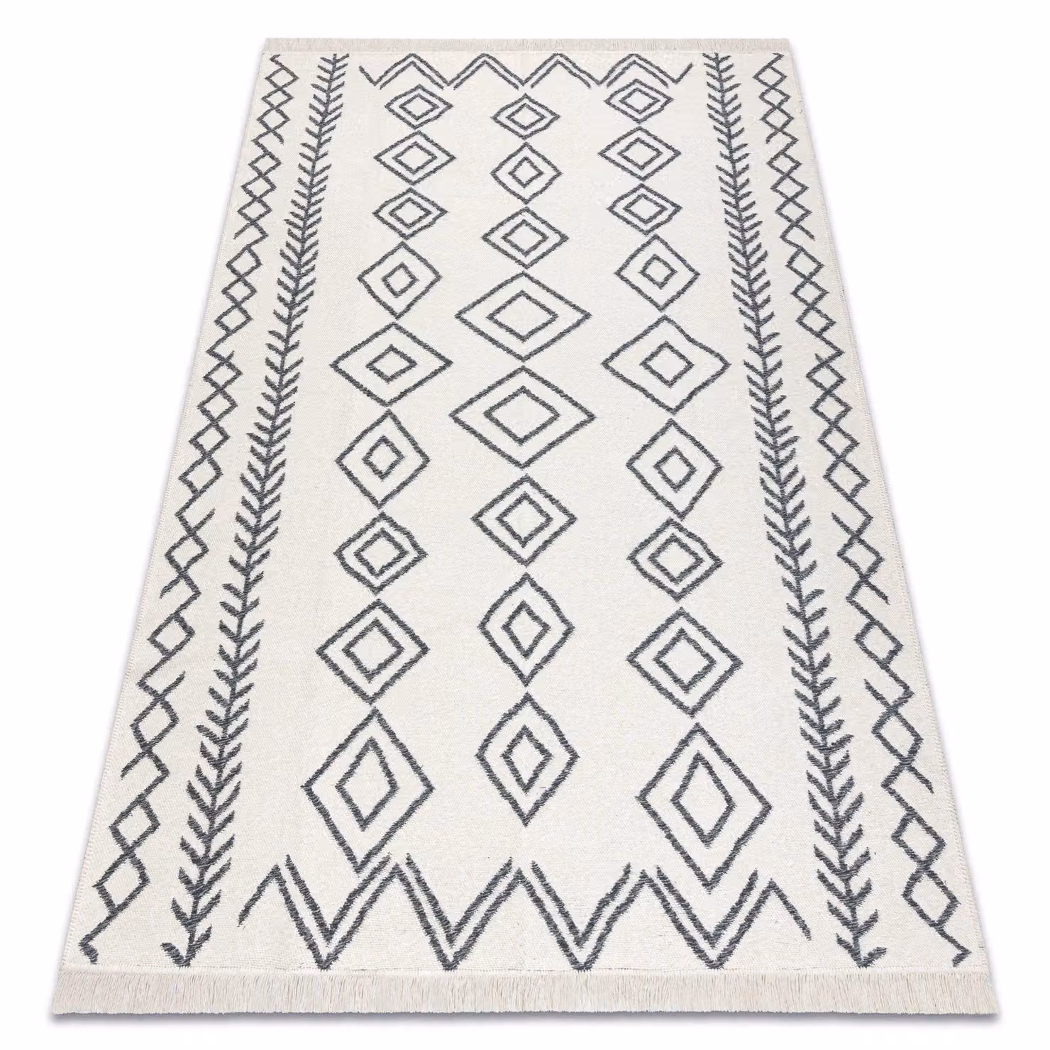 RugsX Twin Metallic Boho Rectangular Cotton Rug, W: 80 cm, L: 150 cm – 2