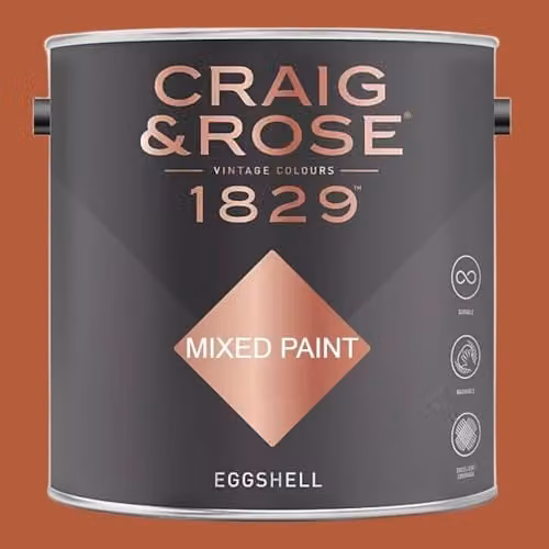 Craig & Rose 1829 Paint Stop Eggshell Cadmium Red 2.5 l