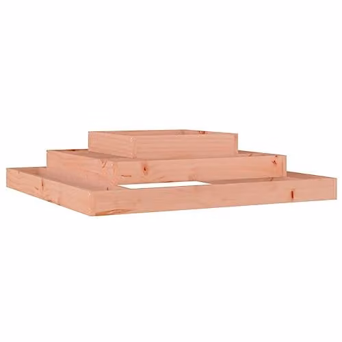vidaXL Brown Solid Wood Douglas Planter W/D/H: 110 x 110 x 27 cm