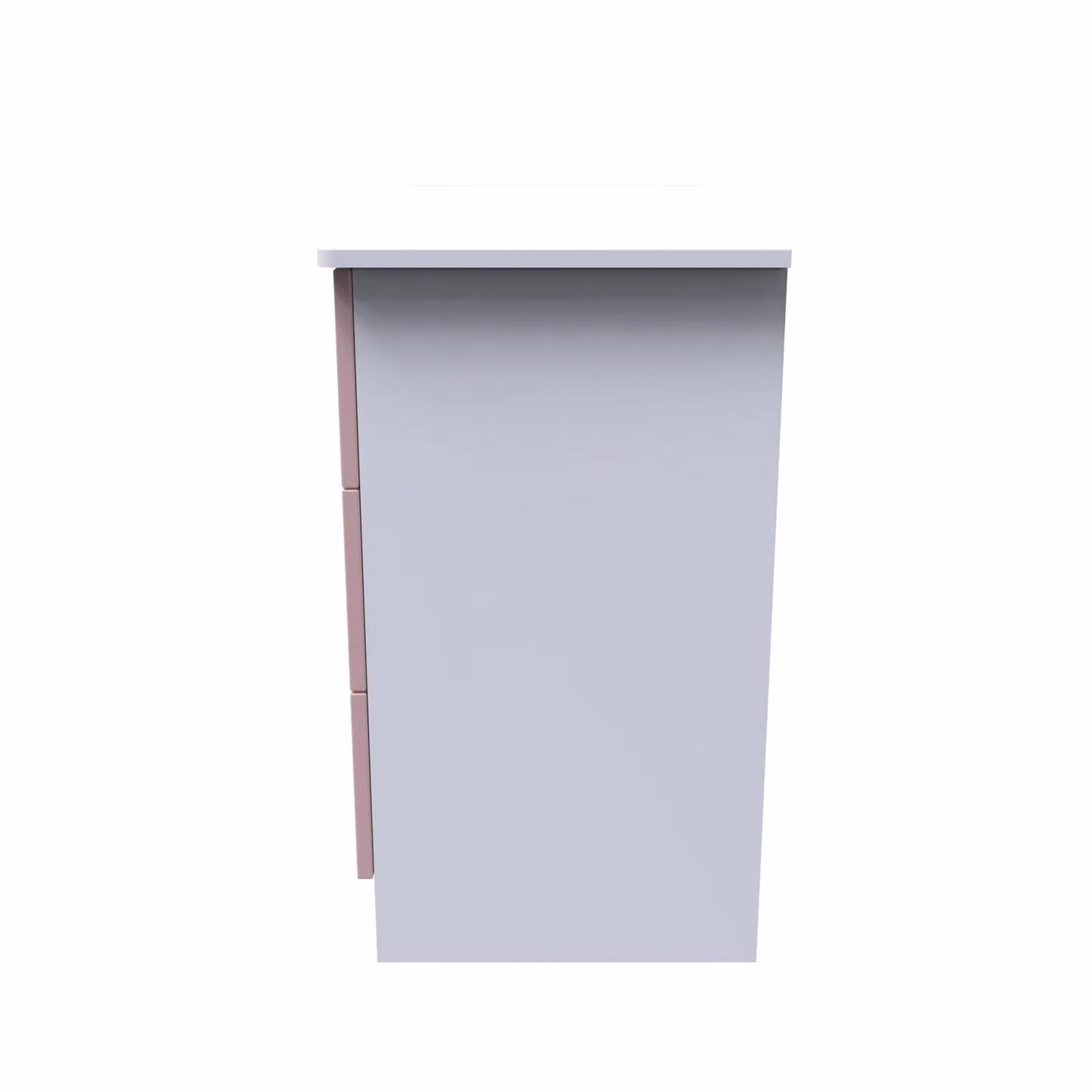 Ready Assembled 2 U Harrow 3 Drawer Chest in Dusty Pink – 2