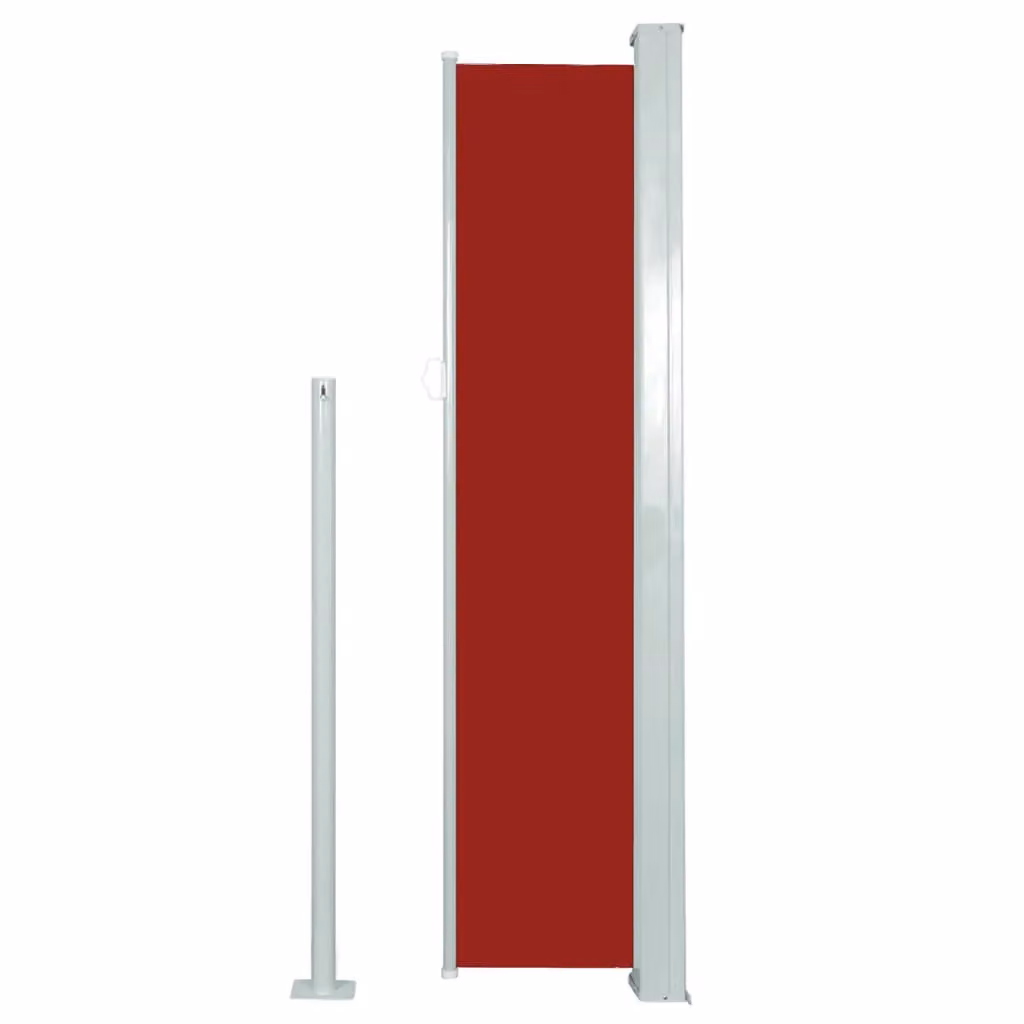 Berkfield Home Retractable Single Side Awning in Red, W/H: 300 x 140 cm – 3