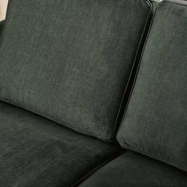FurnitureboxUK Logan 2 Seater Fabric Sofa in Green