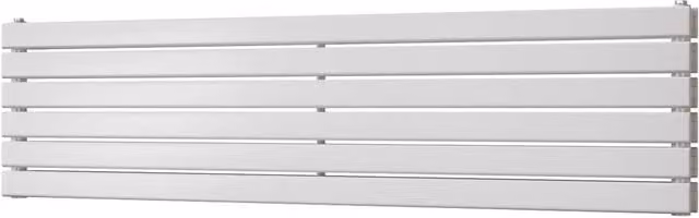 UK Radiators Typhoon Axis White Horizontal Designer Double Panel Radiator W: 160 cm, H: 40.8 cm – 1