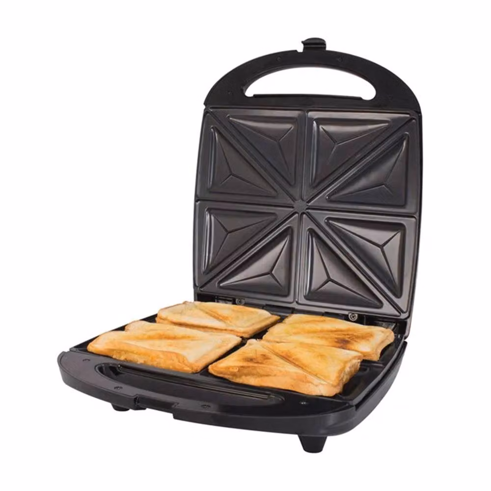 Dragodirect 4 Portion Sandwich Maker in Black Stainless Steel – 2