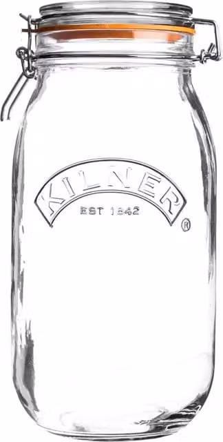 Kilner Clip Top Glass Jar, 3 l, Transparent – 1