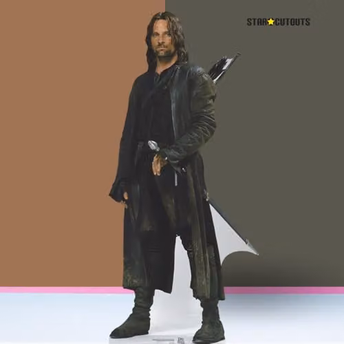 Star Cutouts SC4130 Aragorn Lord of the Rings Lifesize Cardboard Cutout, Height: 192 cm – 2