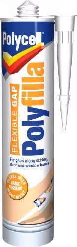 Polycell Flexible Gap Polyfilla, White, 290 ml