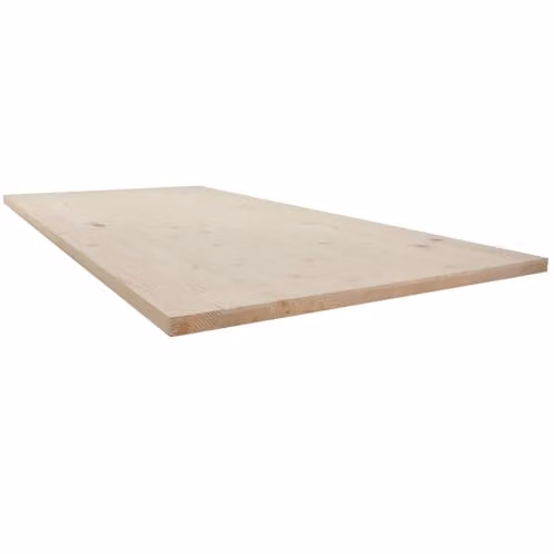 Snowdon Timber Spruce Furniture Board, Natural/Beige, W: 50 cm, L: 115 cm, Thickness: 1.8 cm, Pack of 10