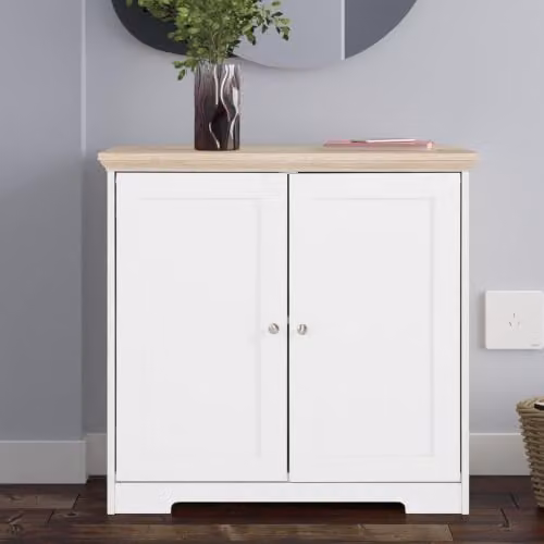 Dorel Home Furnishings Nanna Sideboard in White Oak – 2