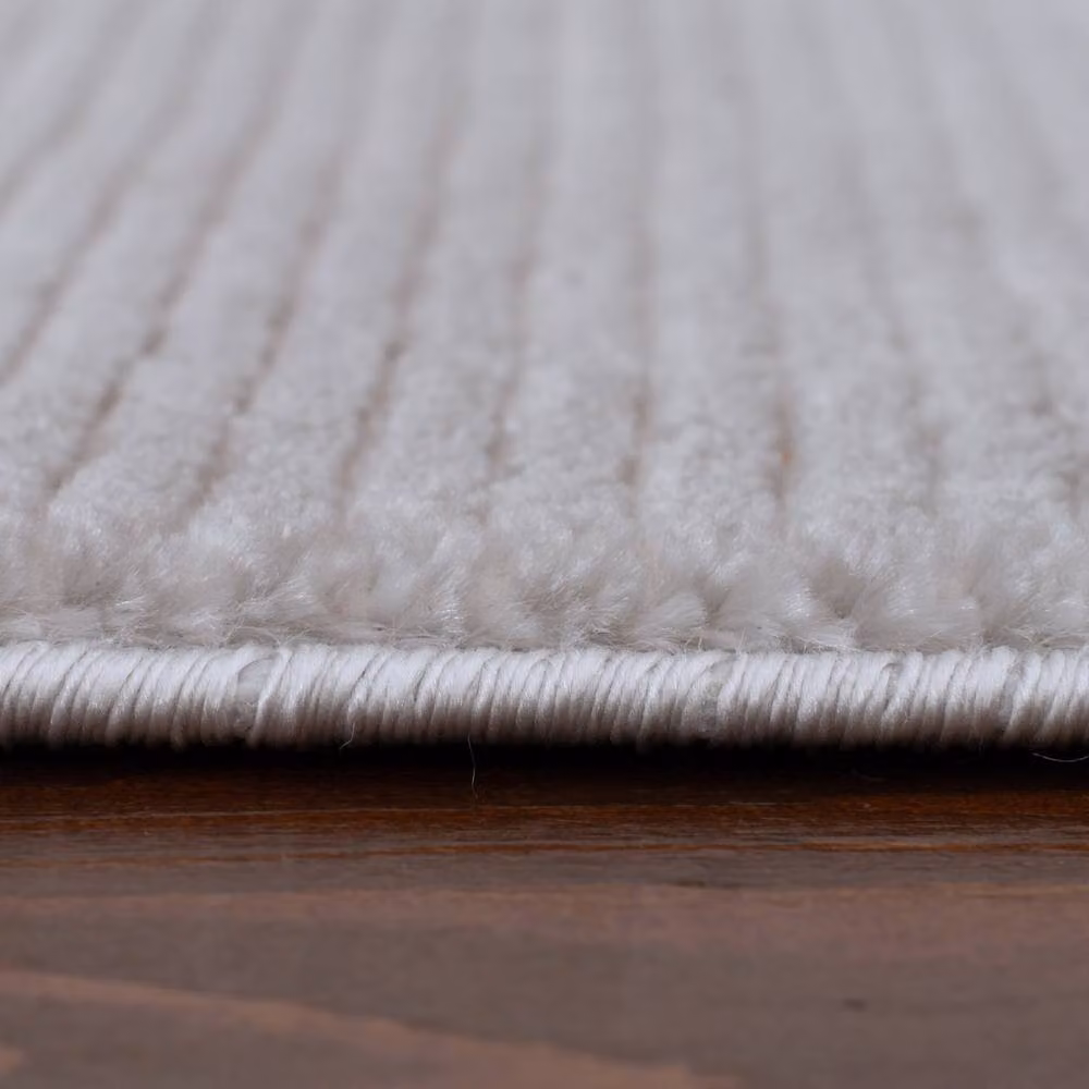 THE RUGS Carmel Modern Striped Area Rug and Runner in Grey, W: 80 cm, L: 300 cm – 3